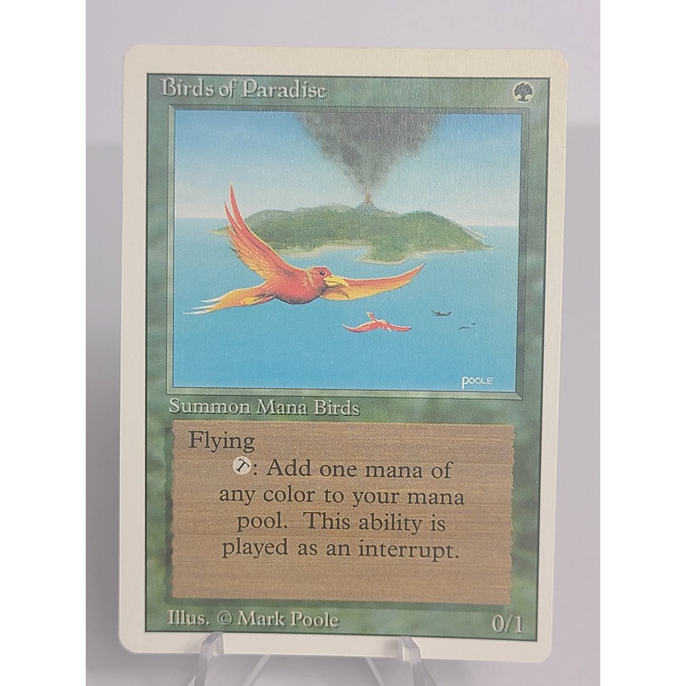 Birds of Paradise – Revised Edition 1994 MTG Rare Green Mana Bird